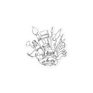 'Til Death Vinyl Stickers