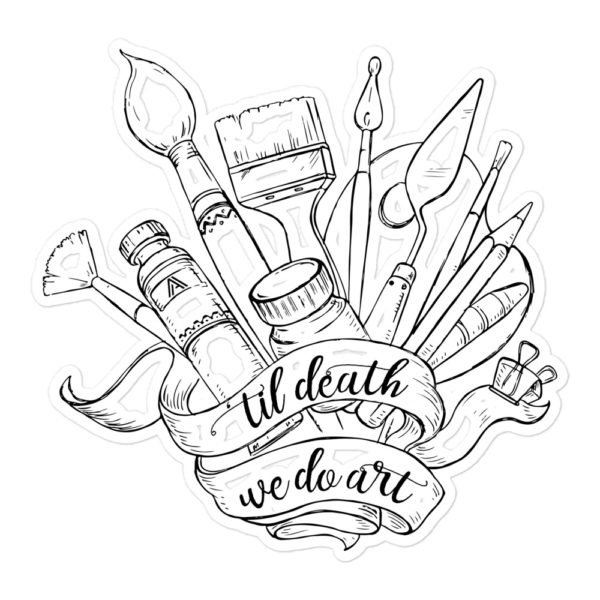 'Til Death Vinyl Stickers