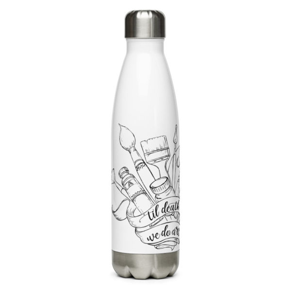 'Til Death Stainless Steel Water Bottle