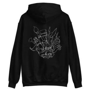'Til Death Unisex Hoodie | Front & Back Print