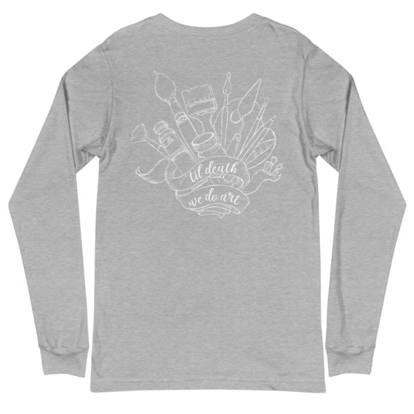 'Til Death Unisex Long Sleeve T-Shirt- Athletic Heather