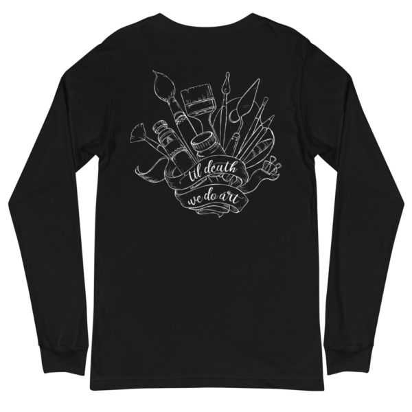 'Til Death Unisex Long Sleeve T-shirt- Black