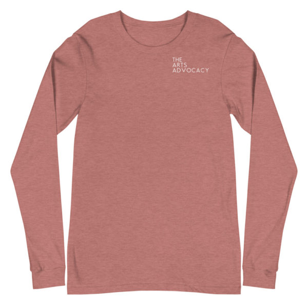 Unisex Long Sleeve Tee- Mauve