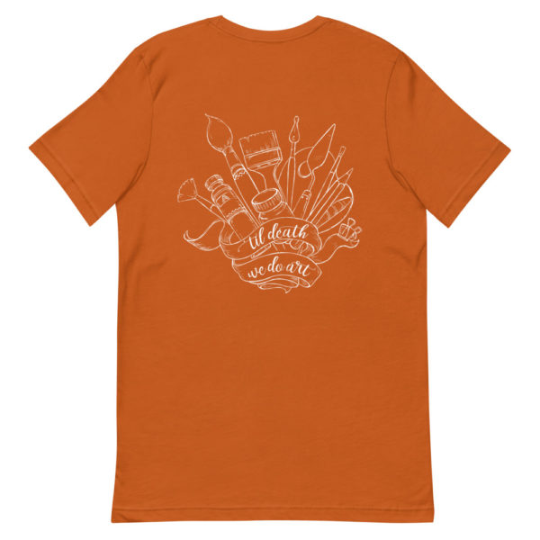 'Til Death Short-Sleeve Unisex T-Shirt- Autumn Orange