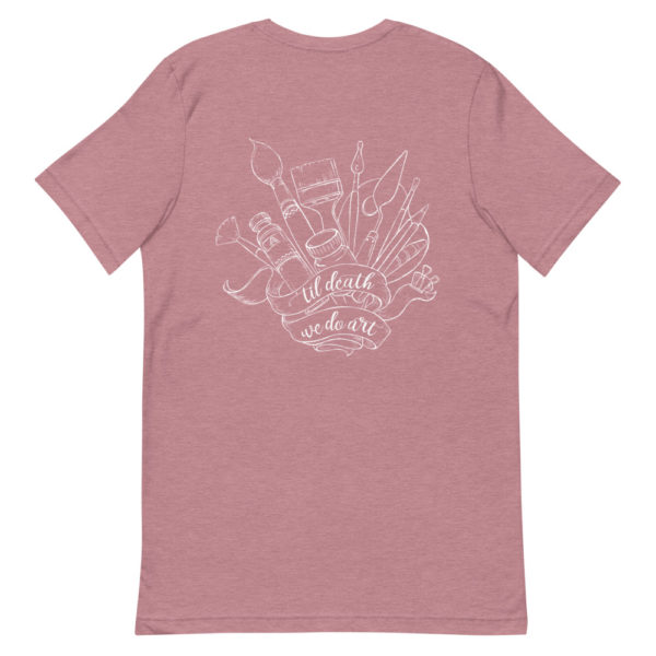 'Til Death Short-Sleeve Unisex T-Shirt- Heather Orchid