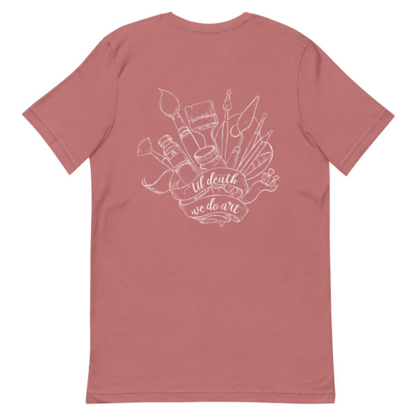 'Til Death Short-Sleeve Unisex T-Shirt- Mauve