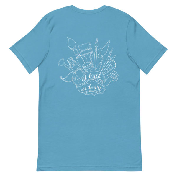 'Til Death Short-Sleeve Unisex T-Shirt- Ocean Blue