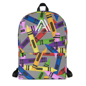 All-Over-Print Crayon Backpack